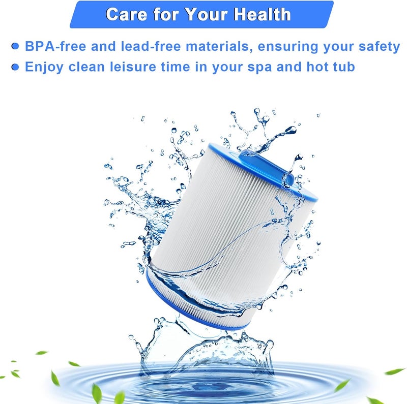 DEEKOOL PAS40-F2M Replacement Hot Tub Spa Filter Compatible with Unicel 6CH-352, Filbur FC-0312, Artesian Spas 06-0014-12, Baleen AK-90131, Darlly 60354, SD-01441, Master Spas PMA-R1 Filters, 40 sqft, 2 Pack - Image 5